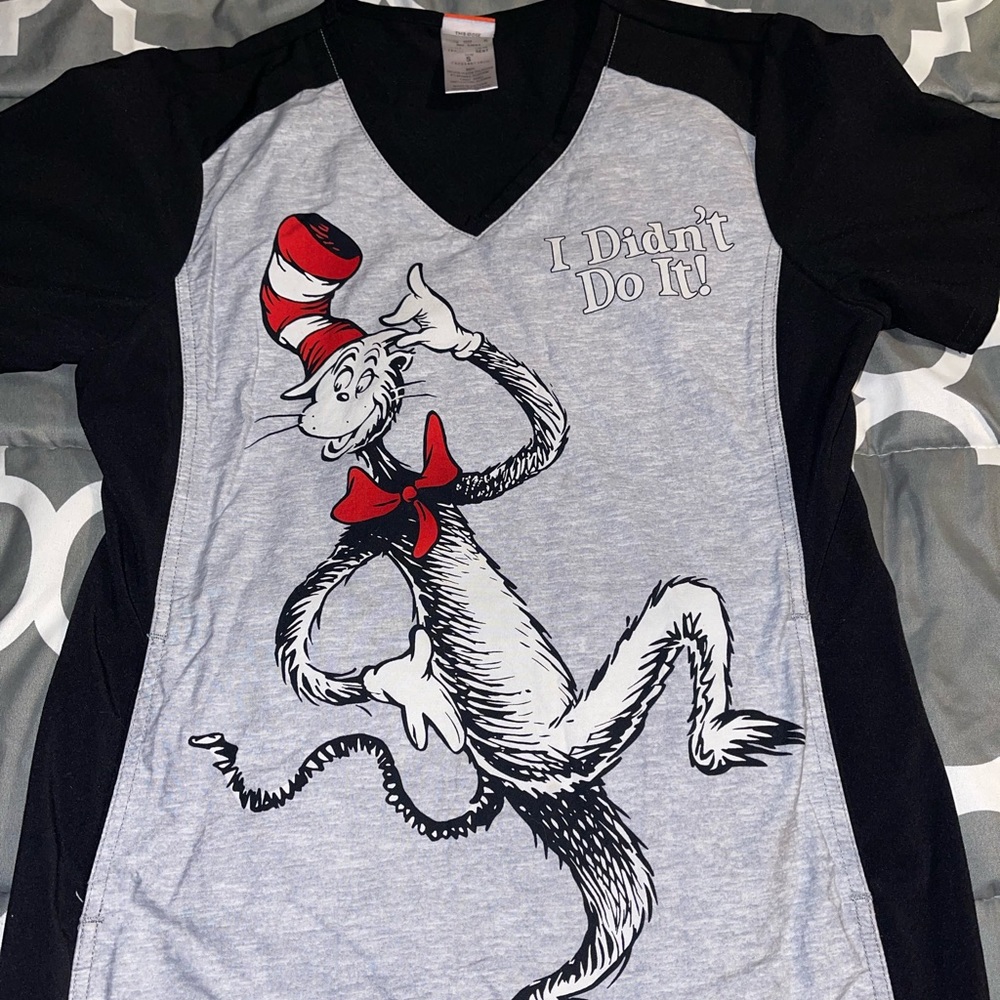 Dr. Seuss Scrub Top
